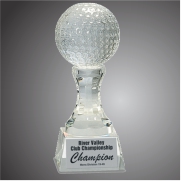 Golf Ball Crystal Award