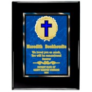 Black Piano Finish Memorial  Plaque II