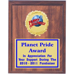 Cherry Finish Plaque