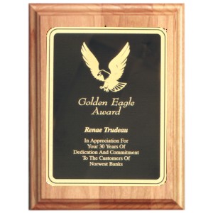 Genuine Red Alder Plaque